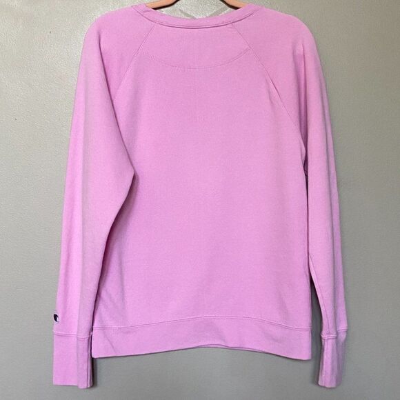 Champion Sweatshirt Size Medium Gray/Pink - Picture 6 of 7